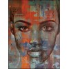 Diamond Painting Afrikaanse vrouw rood