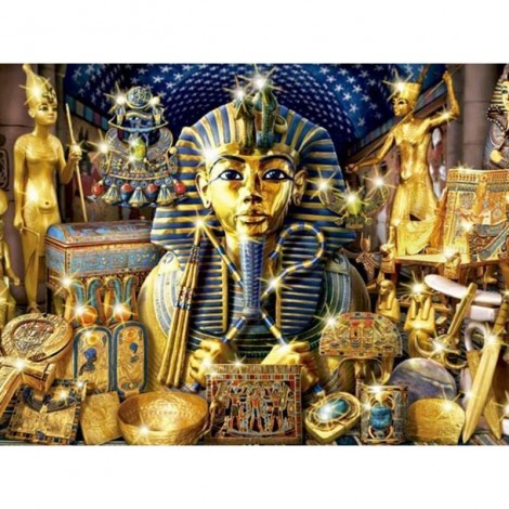 Diamond Painting Egyptische Schat Kamer
