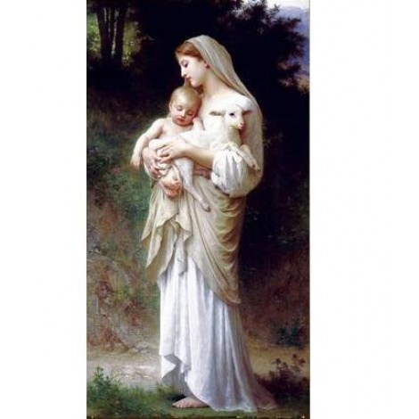 Diamond Painting Maria In Het Wit