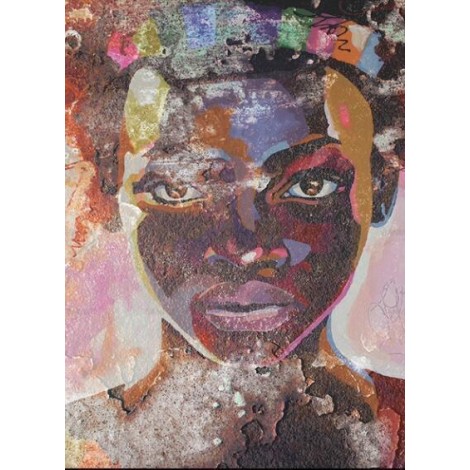 Diamond Painting Afrikaanse vrouw met een kroontje