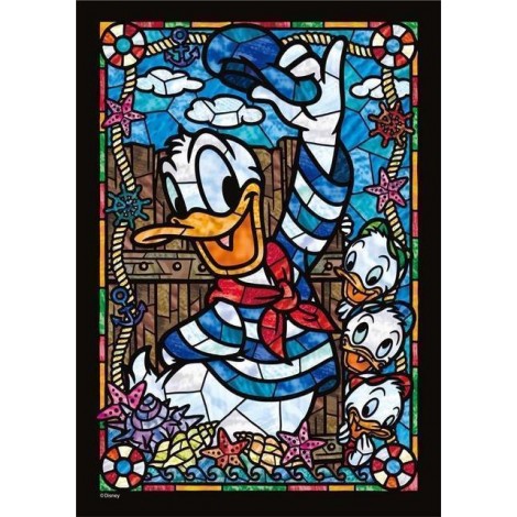 Diamond Painting Lood Glas Donald Duck