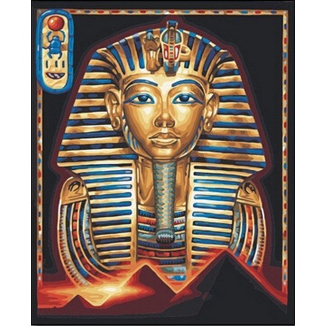 Diamond Painting Egyptische Goden Met Piramides