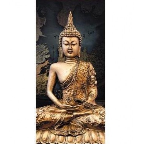 Diamond Painting Boeddha Brons