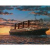Diamond Painting Titanic zonsondergang